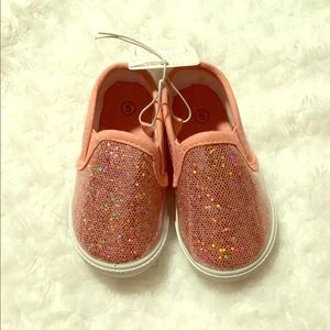 Sparkle & Gloss Bubbles Gum Slip on Sneakers